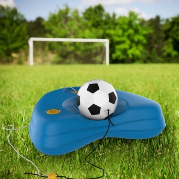 Toy Time Soccer Rebounder Reflex Training Set with Fillable Base, Adjustable String | Kids Practice Equipment 921174QFI